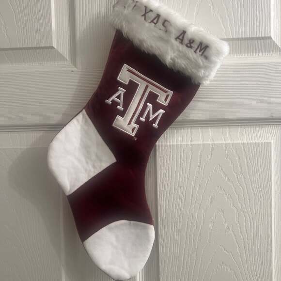 Texas A&M University Aggies Football Christmas Stocking Forever Collectibles 17" - Picture 1 of 4